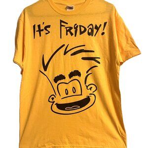 Black and Gold "It's Friday! T-shirt